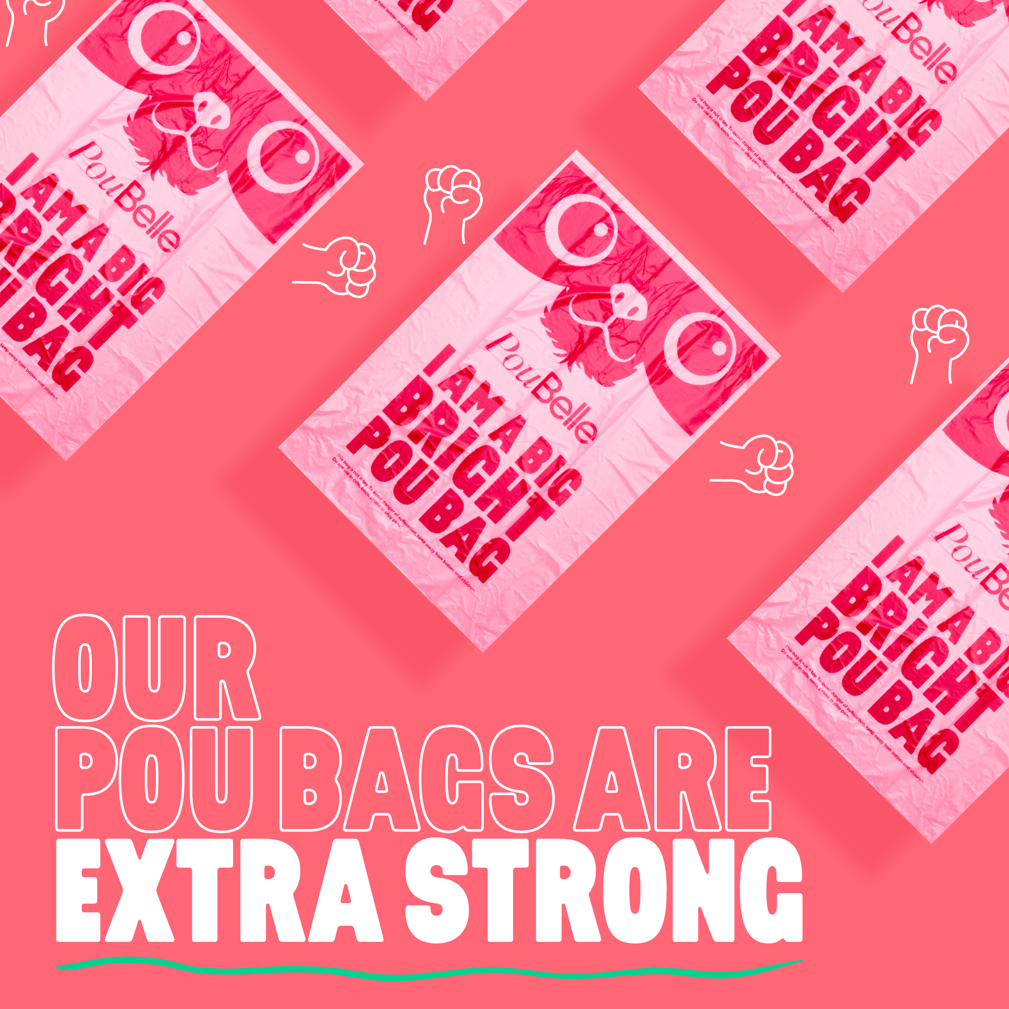 PouBelle Dog PouBags - 8 Roll, 120 count